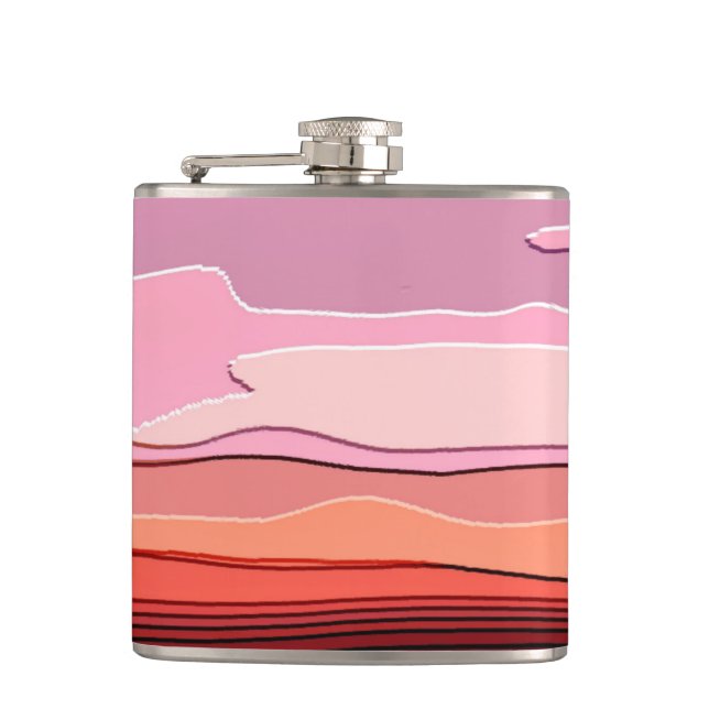 SUNSET HIP FLASK (Front)