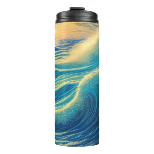 Sunset Horizon by the Beach Thermal Tumbler