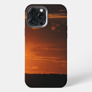 Sunset-horizon-clouds-forest- iPhone 13 Pro Max Case