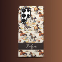 Sunset Horses