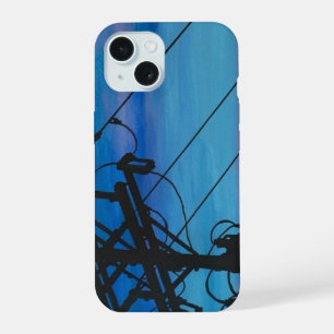 'Sunset Hum' Painting on a iPhone 15 Case