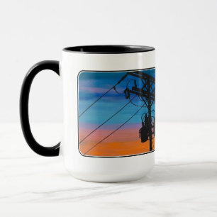 'Sunset Hum' Painting on a Mug
