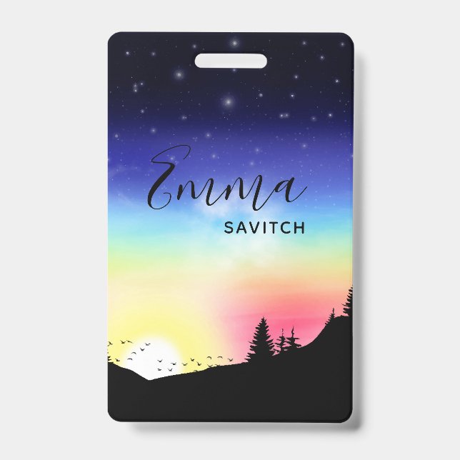 Sunset ID Badge (Front)
