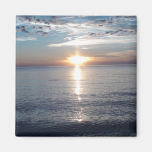 Sunset Image on Refrigerator Magnet