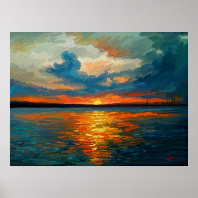 Sunset Impression Poster (Front)