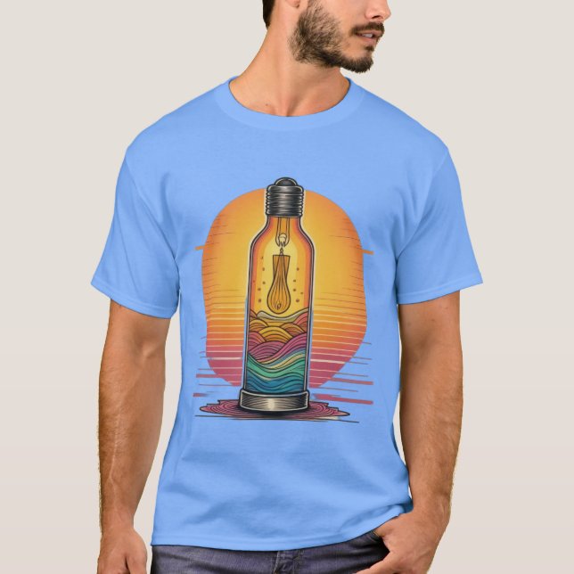Sunset in a Bulb T-Shirt (Front)