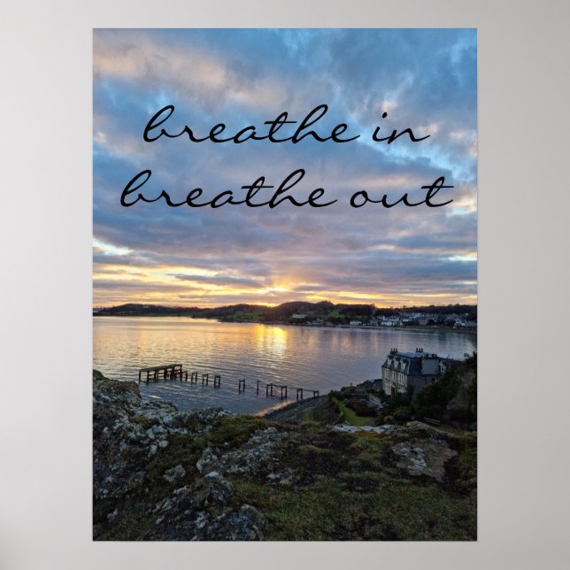 Sunset in Aberdour Poster (Front)