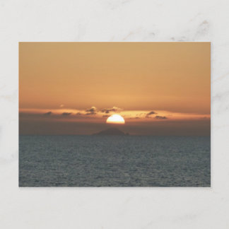 Sunset in Antigua I Seascape Photography Postcard