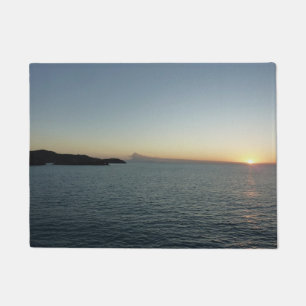 Sunset in Antigua II Island Seascape Doormat