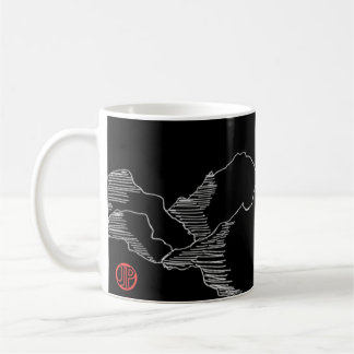 Sunset in Black Coffee Mug