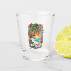 Sunset in Boracay Philippines Shot Glass