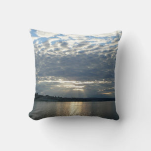 Sunset in British Columbia Canadian Seascape Cushion