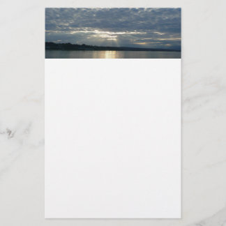Sunset in British Columbia Canadian Seascape Stationery
