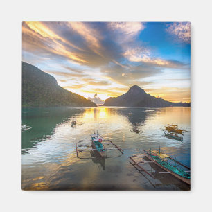 Sunset in El Nido Magnet