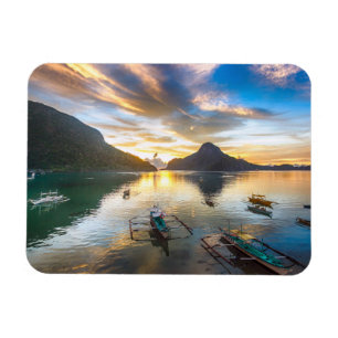 Sunset in El Nido Magnet