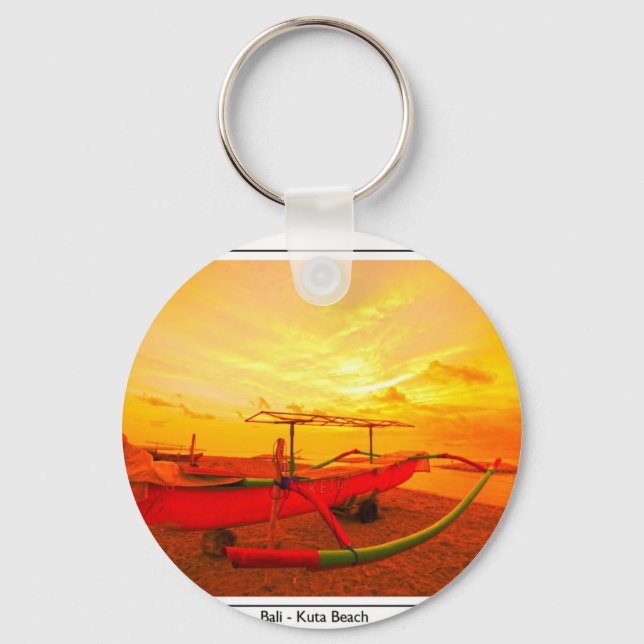 Sunset in Kuta Key Ring (Front)