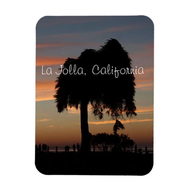 Sunset in La Jolla Magnet (Vertical)