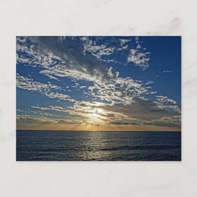 Sunset in Liguria - the Cinque Terre Postcard (Front)