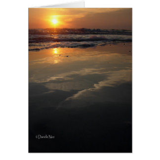Sunset in March Card