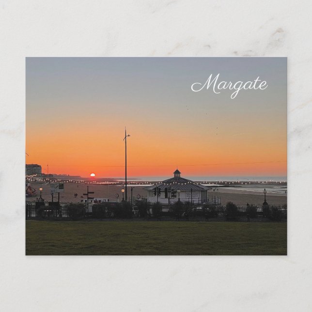 Sunset in Margate Postcard (Front)