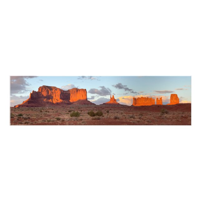 Sunset in Monument Valley Photo Print (Front)