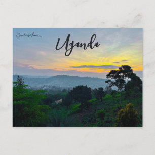 Sunset in Muyenga Katerera Uganda Postcard