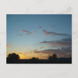Sunset in New Mexico Postcard