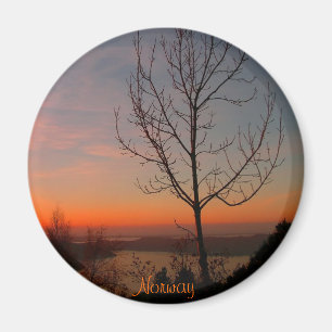 Sunset in Norway Magnet