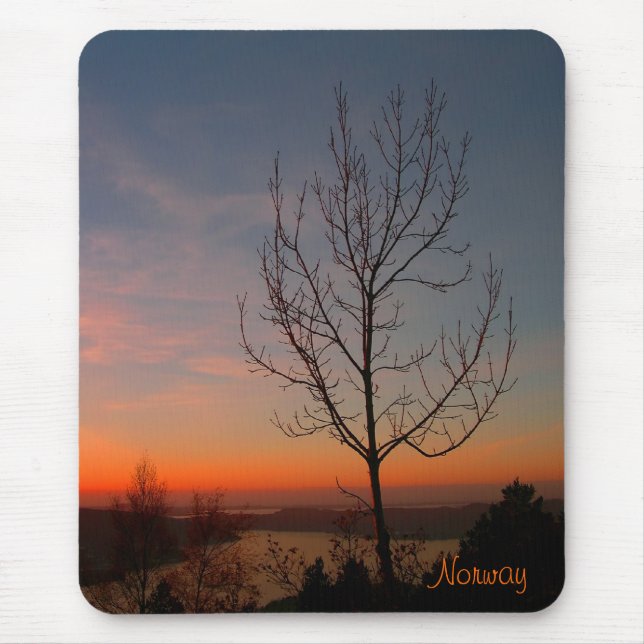 Sunset in Norway Mouse Pad (Front)