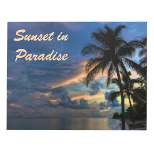 Sunset in Paradise Notepad