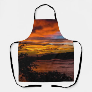 Sunset in Praia, Cape Verde Apron