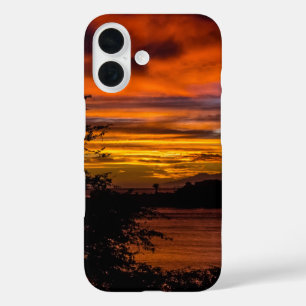 Sunset in Praia, Cape Verde iPhone 16 Case