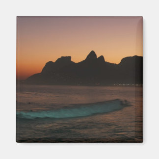 "Sunset in Rio de Janeiro" fridge magnet