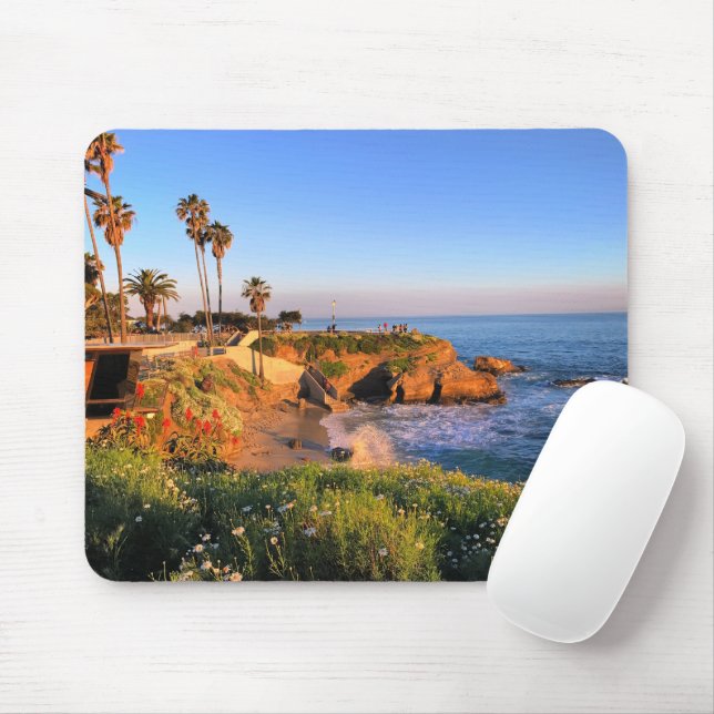Sunset in San Diego Mouse Pad (With Mouse)