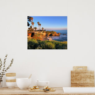 Sunset in San Diego Poster