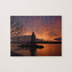 Sunset in Tarrytown Poster Jigsaw Puzzle