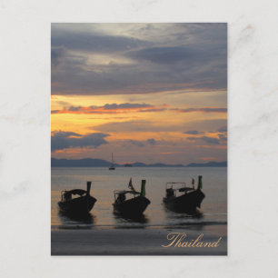 Sunset in Thailand Postcard