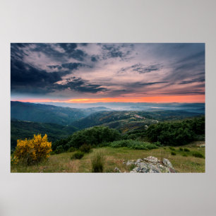 Sunset In The Bierzo Poster