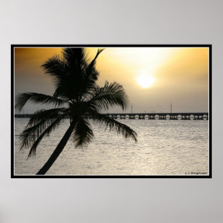Sunset In The Florida Keys Poster