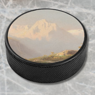Sunset in the Mountains – Carl Lafite Hockey Puck