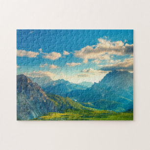 Sunset in the Mountains Jigsaw Puzzle