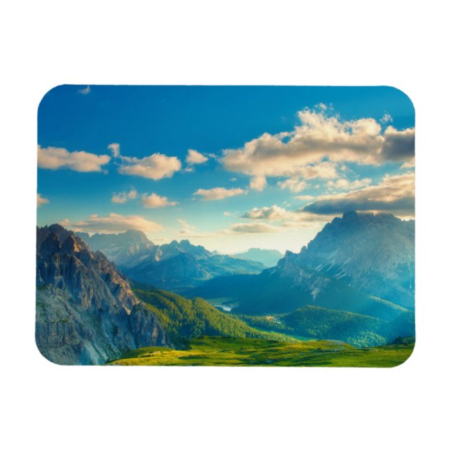 Sunset in the Mountains Magnet (Horizontal)
