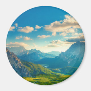 Sunset in the Mountains Magnet