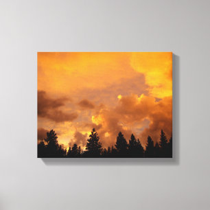 Sunset in the Sierras Canvas Print