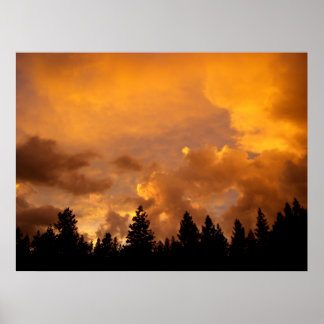 Sunset in the Sierras - Print