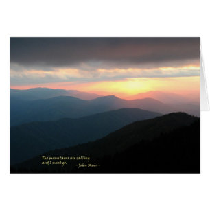 Sunset in the Smokies: Mtns are calling / Muir