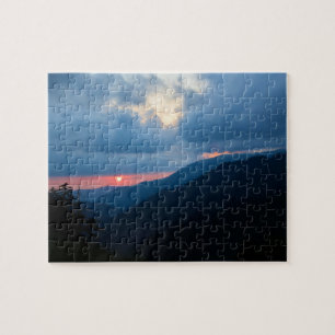 Sunset in the Smoky Mountains  -  8x10 Jigsaw Puzzle