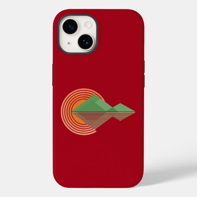 Sunset in the valley Case-Mate iPhone case (Back)