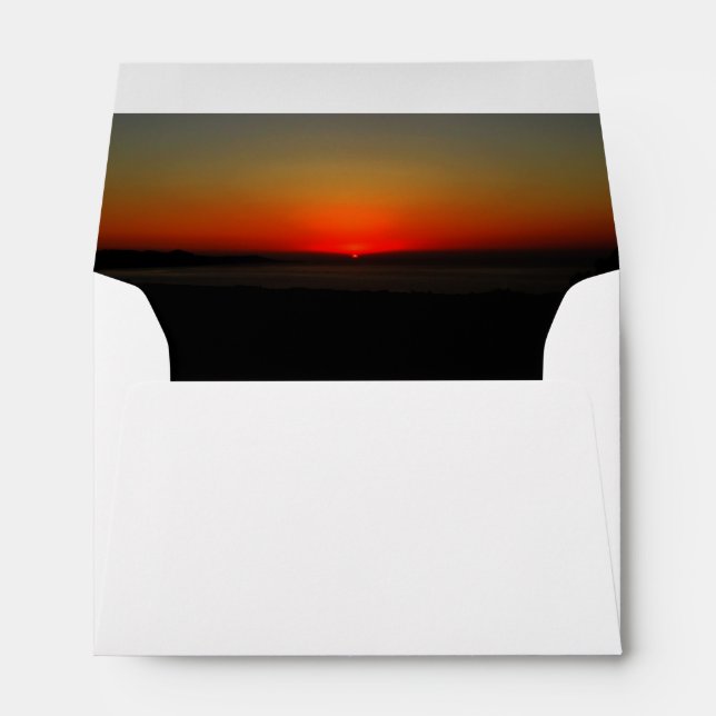 Sunset in the Water Envelope (Back (Bottom))