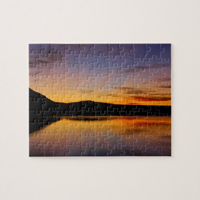 Sunset in the West Photo Difficult Puzzle! Jigsaw Puzzle (Horizontal)